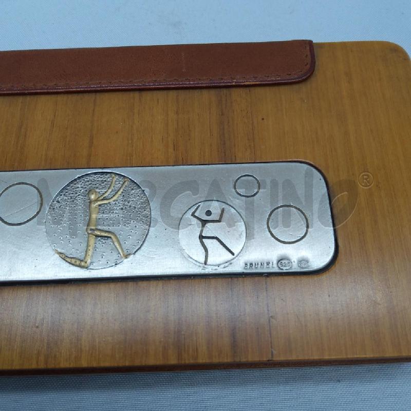 SCATOLA LEGNO LAMINA ARG FIRMA BRUNEL | Mercatino dell'Usato San maurizio canavese 3