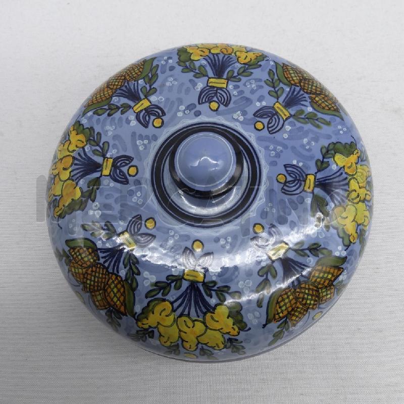 SCATOLA ROT CERAMICA FAENZA AZZURRA MAZZI FIORI | Mercatino dell'Usato San maurizio canavese 2