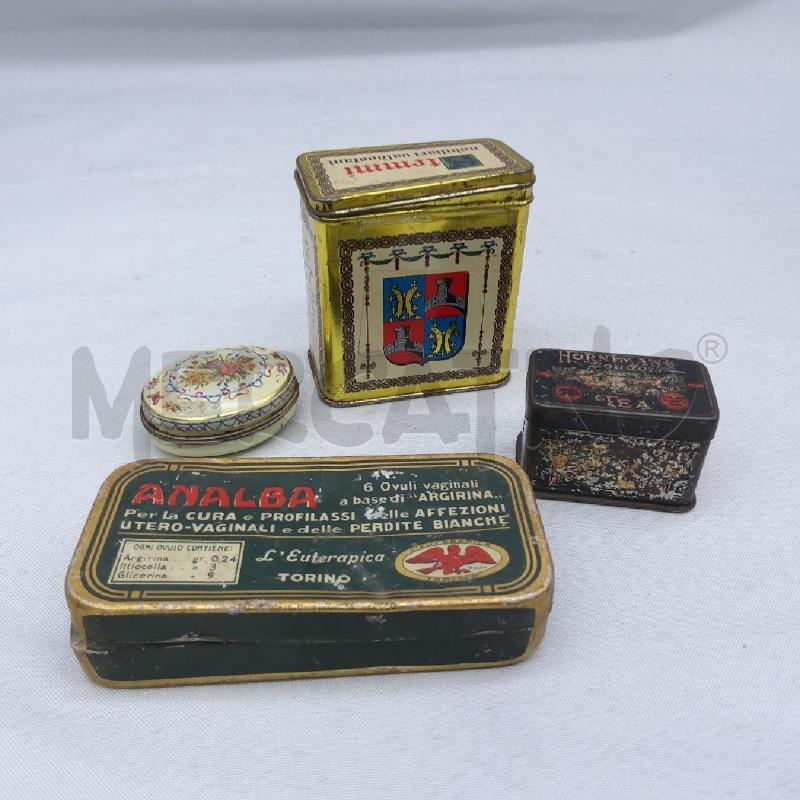 SCATOLE LATTA PCS 4 ANALBA TEMMI HORNIMANO CANDY | Mercatino dell'Usato San maurizio canavese 1