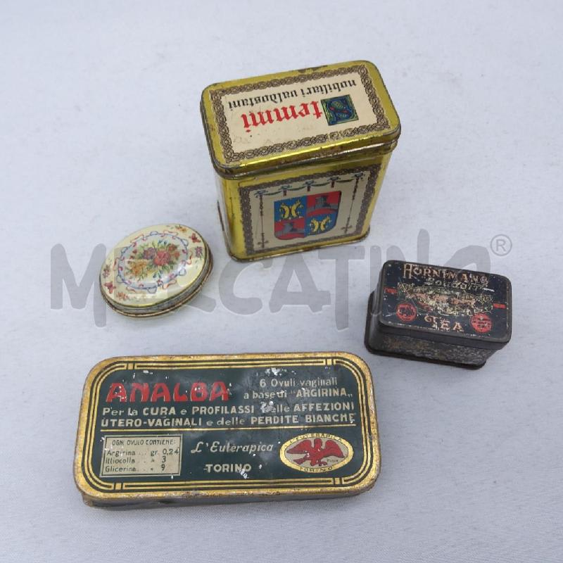 SCATOLE LATTA PCS 4 ANALBA TEMMI HORNIMANO CANDY | Mercatino dell'Usato San maurizio canavese 2