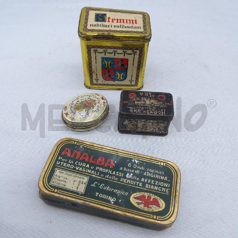 SCATOLE LATTA PCS 4 ANALBA TEMMI HORNIMANO CANDY | Mercatino dell'Usato San maurizio canavese 4
