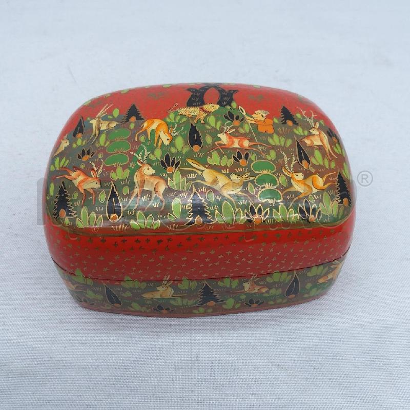 SCATOLINA BOMBATA LACCATA ANIMALI  | Mercatino dell'Usato San maurizio canavese 1