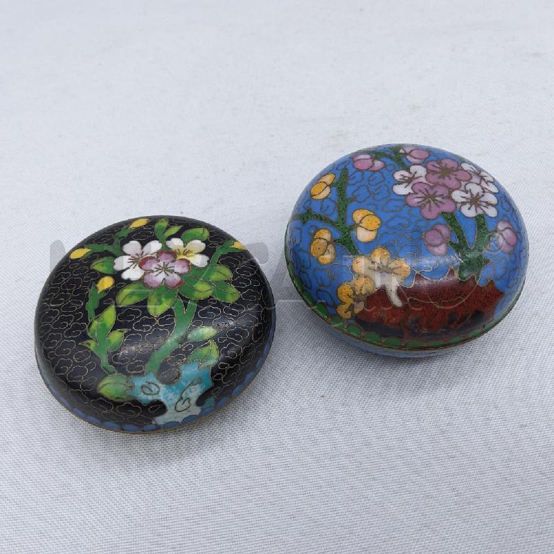 SCATOLINE PZ 2 CLOISONNET NERO/AZZURRO | Mercatino dell'Usato San maurizio canavese 1