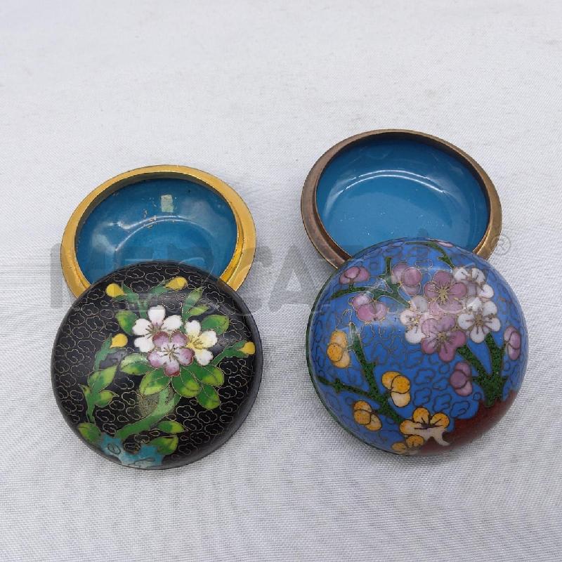 SCATOLINE PZ 2 CLOISONNET NERO/AZZURRO | Mercatino dell'Usato San maurizio canavese 3