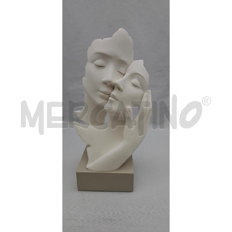 SCULTURA BONGELLI VOLTO UOMO DONNA CAREZZA | Mercatino dell'Usato San maurizio canavese 1
