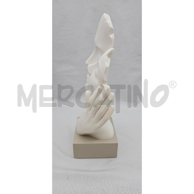 SCULTURA BONGELLI VOLTO UOMO DONNA CAREZZA | Mercatino dell'Usato San maurizio canavese 5