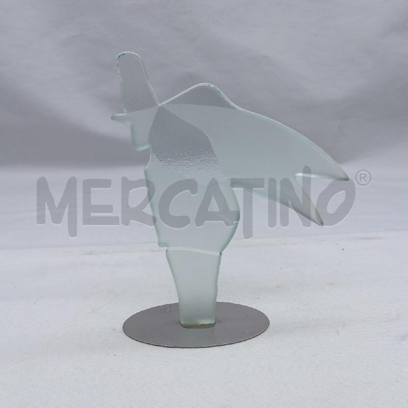 SCULTURA VETRO TADINI EMILIO PERSONAGGIO CON MANTELLO | Mercatino dell'Usato San maurizio canavese 4