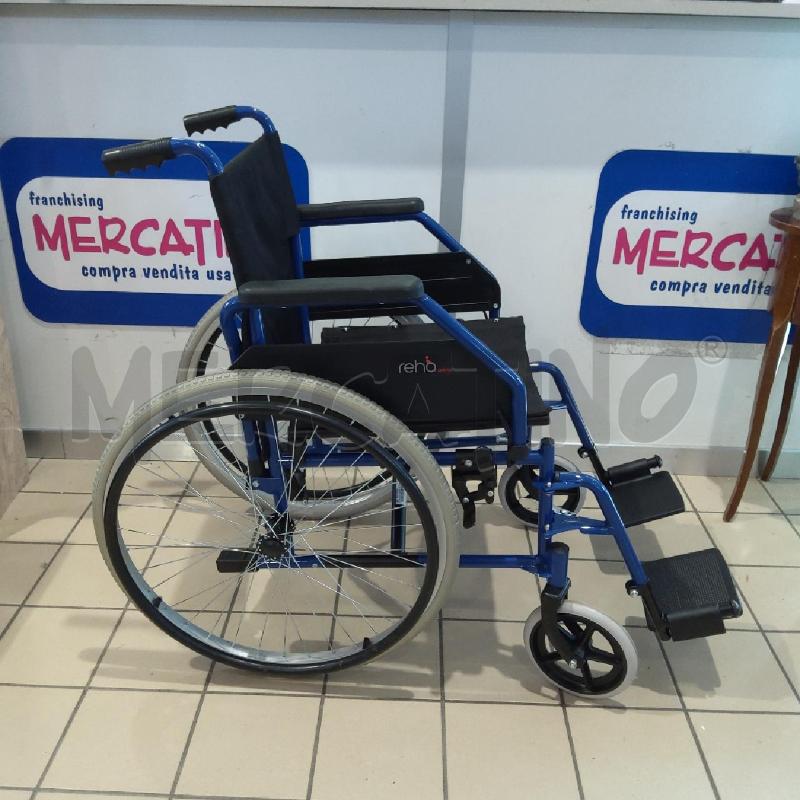SEDIA A ROTELLE PIEGHEVOLE REHA PRIMA ACC SP | Mercatino dell'Usato San maurizio canavese 3