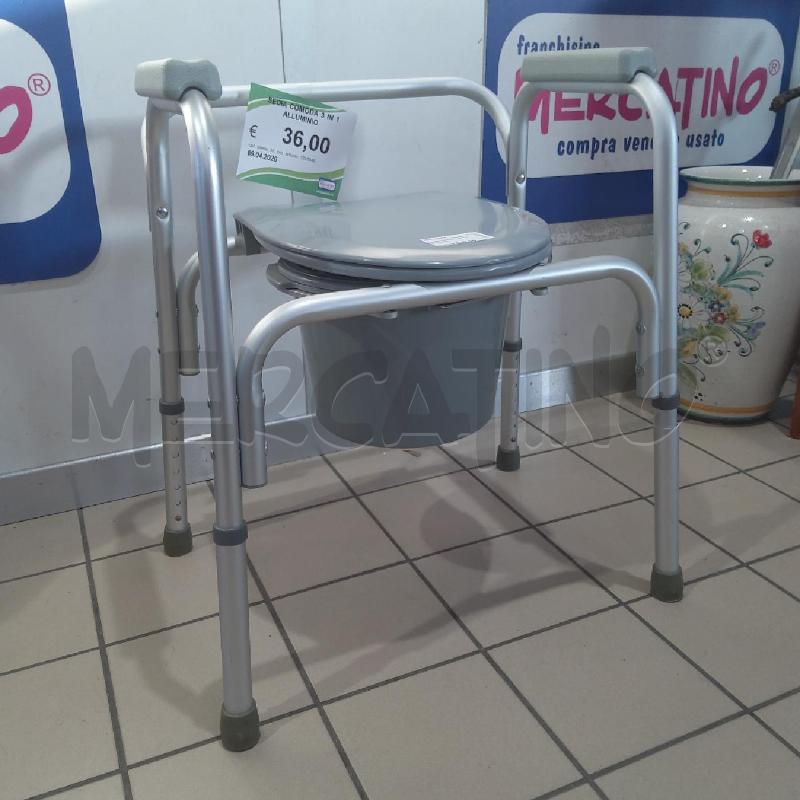 SEDIA COMODA 3 IN 1 ALLUMINIO | Mercatino dell'Usato San maurizio canavese 2