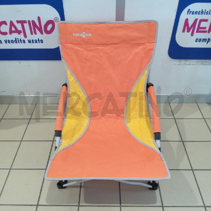 SEDIA DA ESTERNO BRUNNER ARANCIO | Mercatino dell'Usato San maurizio canavese 1