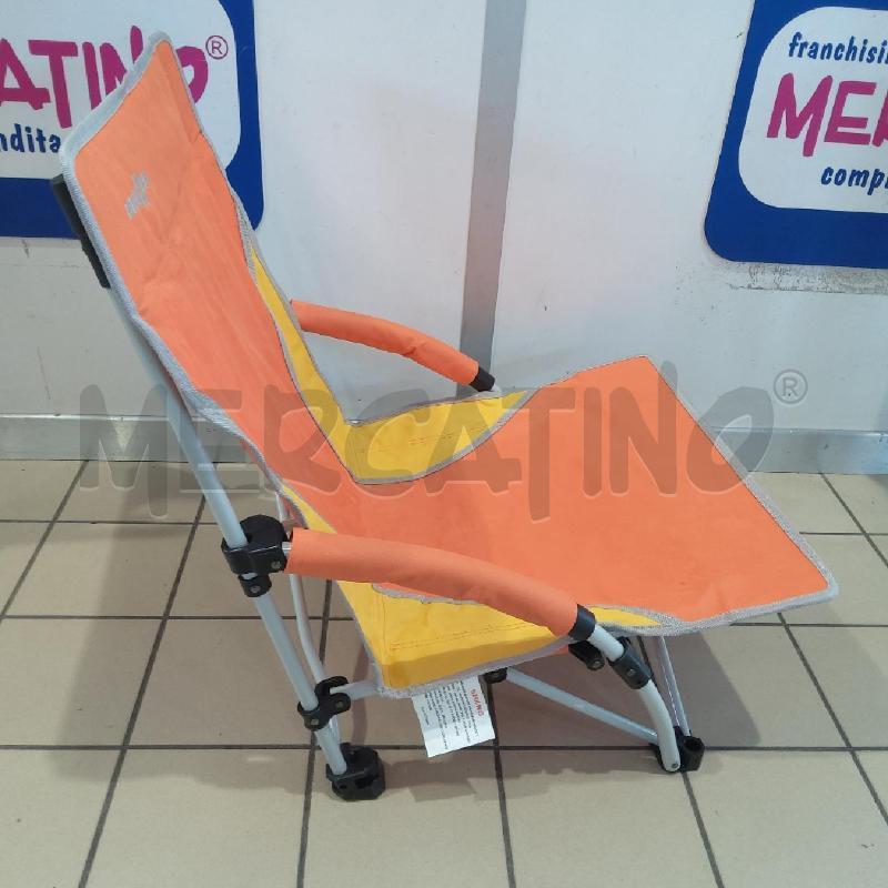 SEDIA DA ESTERNO BRUNNER ARANCIO | Mercatino dell'Usato San maurizio canavese 2