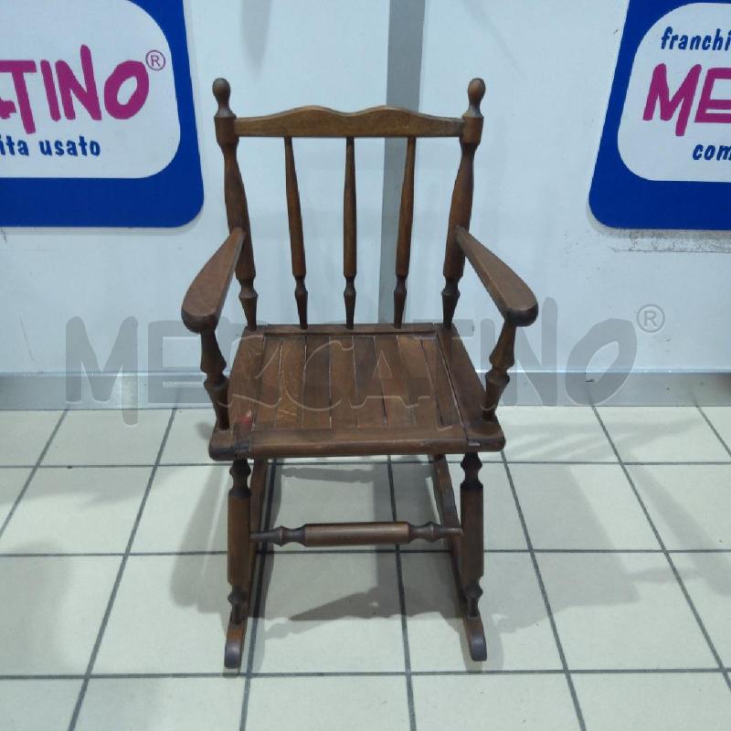 SEDIA DONDOLO MINIATURA OLD AMERICA | Mercatino dell'Usato San maurizio canavese 2