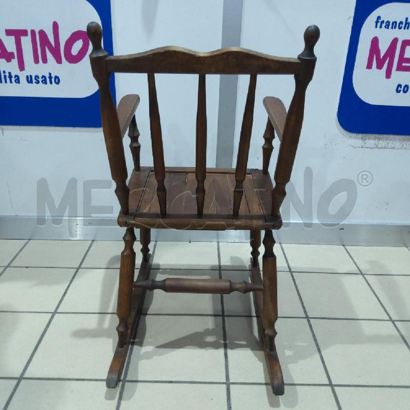 SEDIA DONDOLO MINIATURA OLD AMERICA | Mercatino dell'Usato San maurizio canavese 4