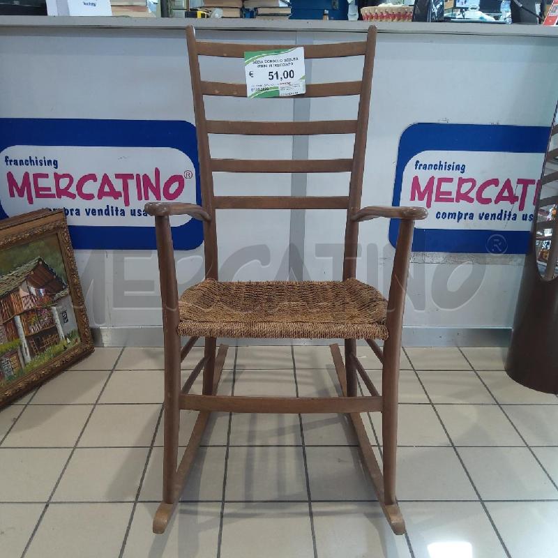 SEDIA DONDOLO SEDUTA VIMINI INTRECCIATO | Mercatino dell'Usato San maurizio canavese 2