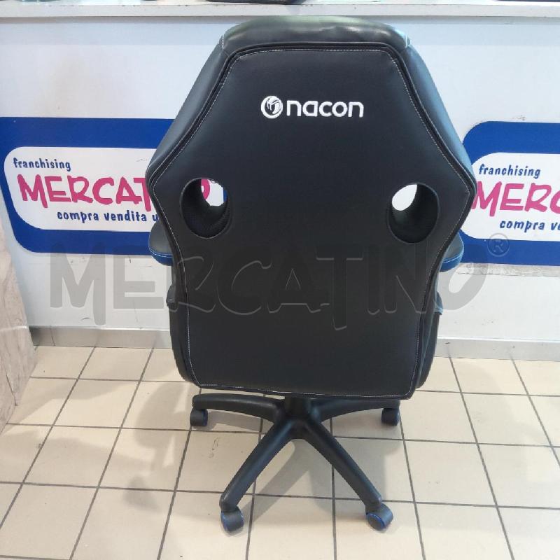 SEDIA UFFICIO NERO BLU NACON | Mercatino dell'Usato San maurizio canavese 3