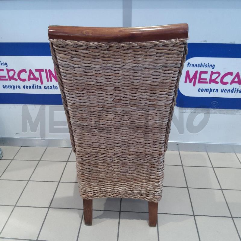 SEDIE PZ. BANANO E LEGNO | Mercatino dell'Usato San maurizio canavese 3