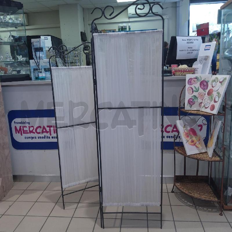 SEPARE' METALLO TESSUTO CREMA  | Mercatino dell'Usato San maurizio canavese 2