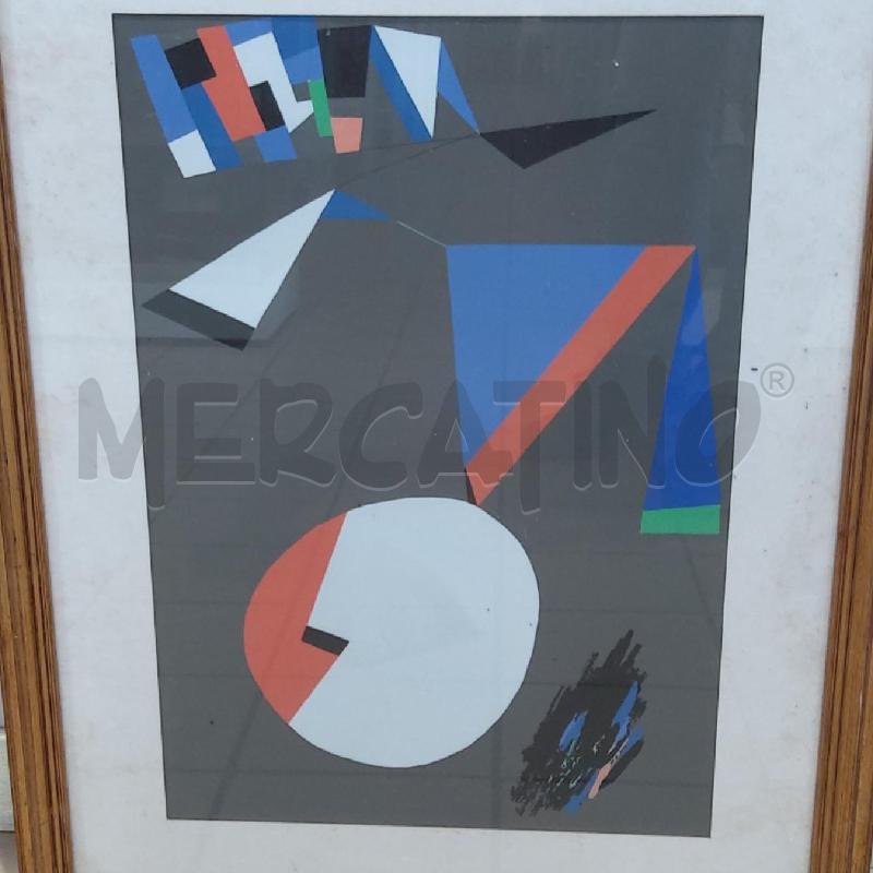 SERIGRAFIA DORAZIO PIERO ESPACES 48X33 GRAFICA CONTEMPORANEA | Mercatino dell'Usato San maurizio canavese 2