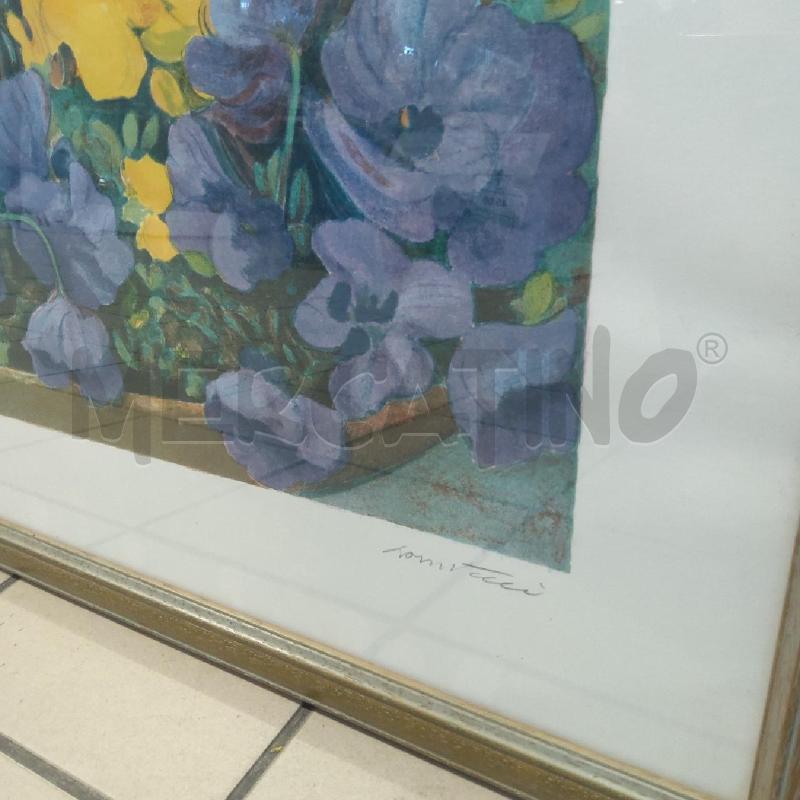 SERIGRAFIA NEMERATA 48/99 VIOLE DEL PENSIERO | Mercatino dell'Usato San maurizio canavese 2