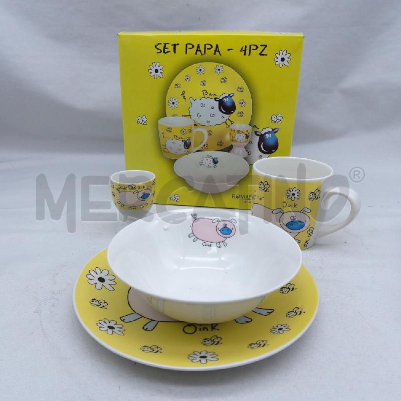 SET PAPPA MAIALINO 4 PEZZI | Mercatino dell'Usato San maurizio canavese 3