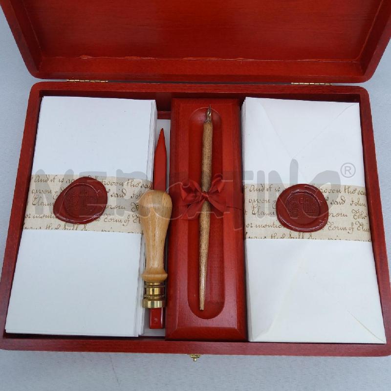 SET SCRITTURA CON CERALACCA COFANETTO ROSSO | Mercatino dell'Usato San maurizio canavese 3