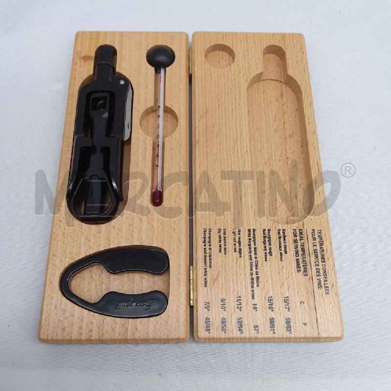 SET SOMMELIER SCATOLA LEGNO | Mercatino dell'Usato San maurizio canavese 2