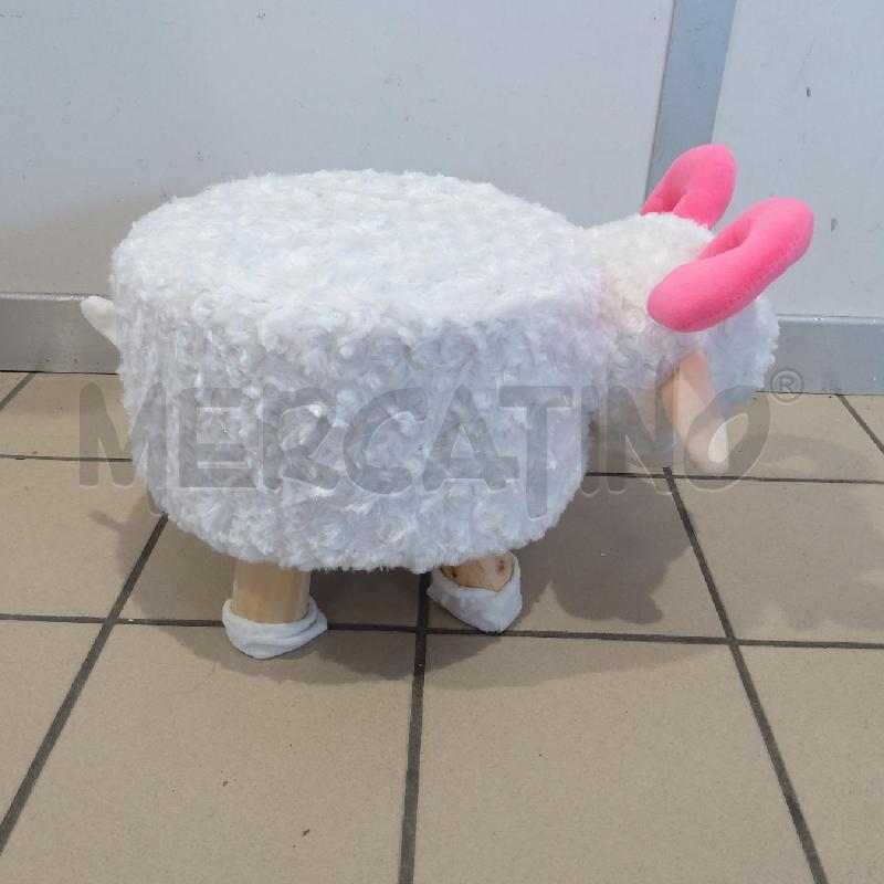 SGABELLINO ARIETE PELUCHE CORNA FUCSIA | Mercatino dell'Usato San maurizio canavese 3