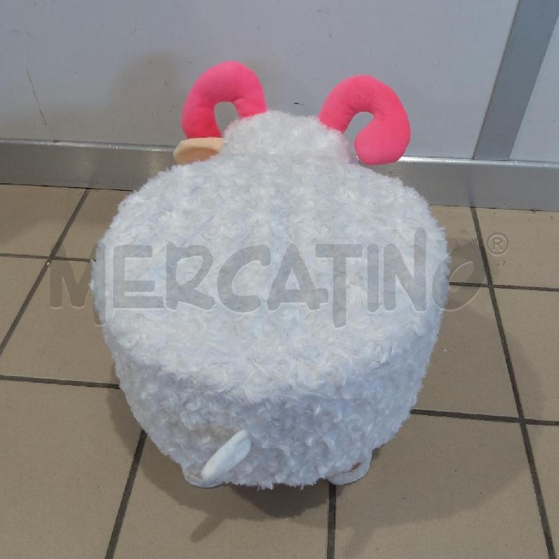 SGABELLINO ARIETE PELUCHE CORNA FUCSIA | Mercatino dell'Usato San maurizio canavese 4