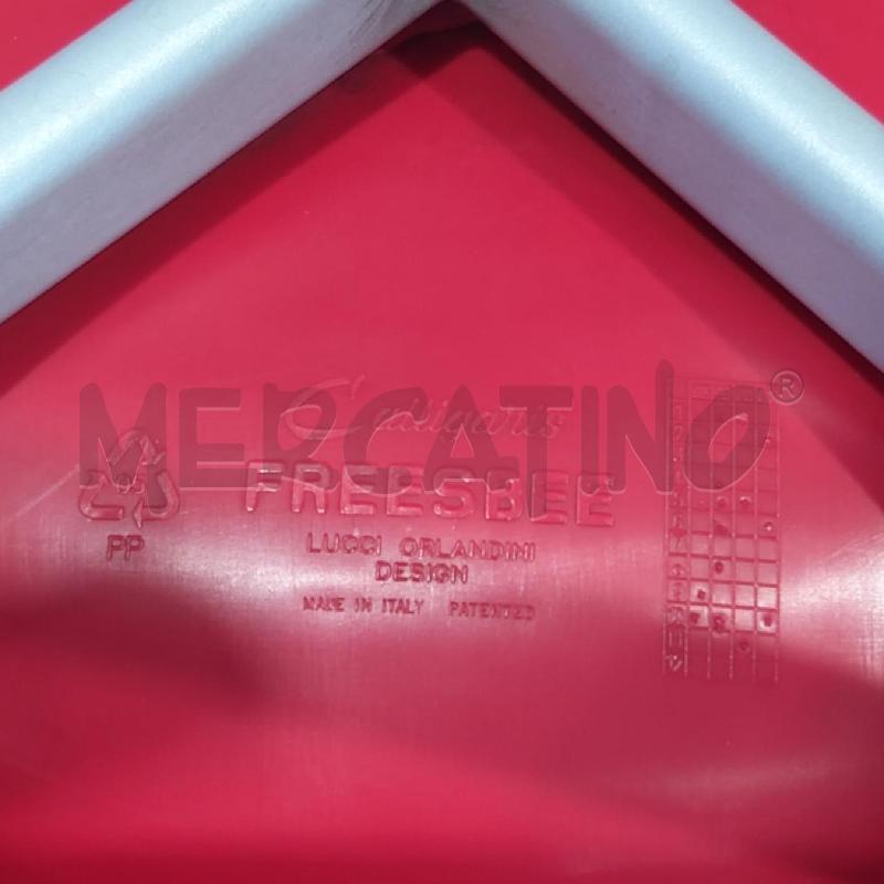 SGABELLO CALLIGARIS FREESBEE ROSSO GRIGIO | Mercatino dell'Usato San maurizio canavese 4