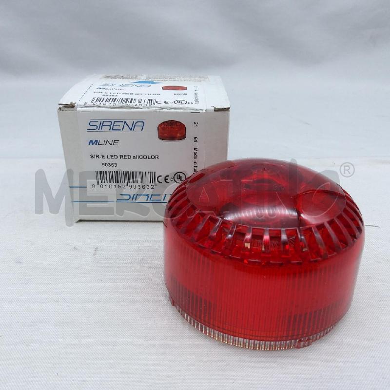 SIRENA MLINE 90363 RED COLOR NUOVA | Mercatino dell'Usato San maurizio canavese 1