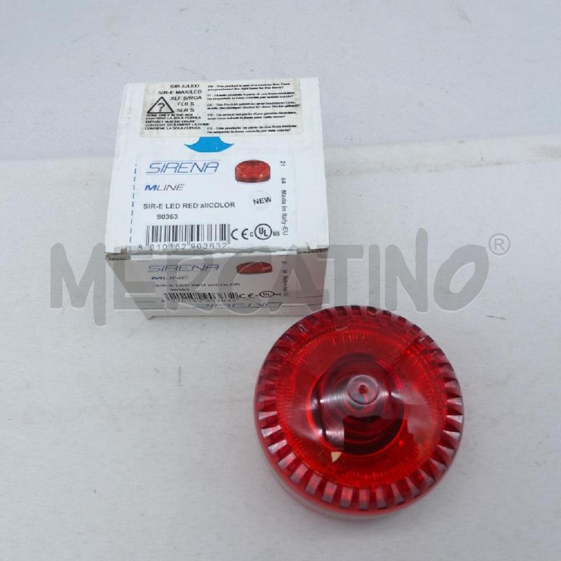 SIRENA MLINE 90363 RED COLOR NUOVA | Mercatino dell'Usato San maurizio canavese 2