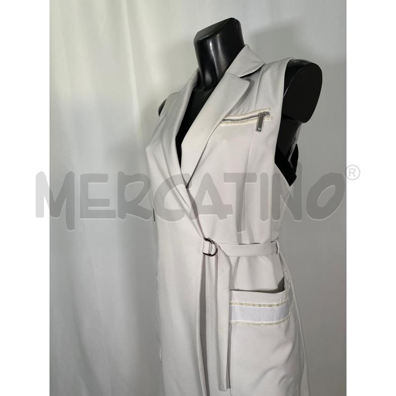 SMANICATO DONNA EMPORIO ARMANI BEIGE INSERTI VELLUTINO  | Mercatino dell'Usato San maurizio canavese 4