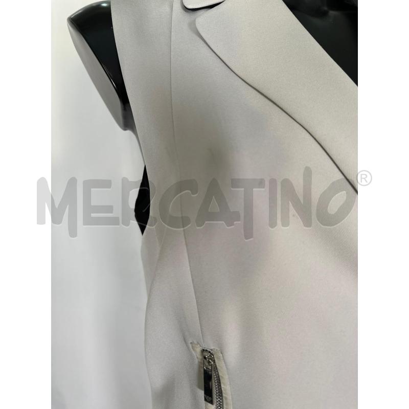 SMANICATO DONNA EMPORIO ARMANI BEIGE INSERTI VELLUTINO  | Mercatino dell'Usato San maurizio canavese 5