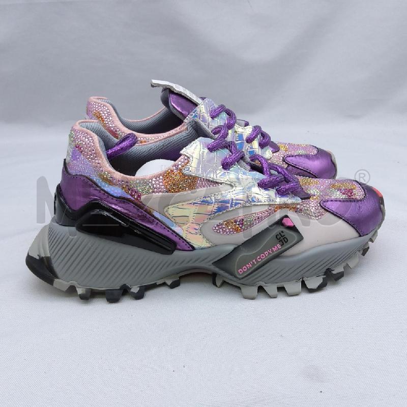 SNEACKERS DONNA SC2 CLJD VIOLA STRASS  | Mercatino dell'Usato San maurizio canavese 3