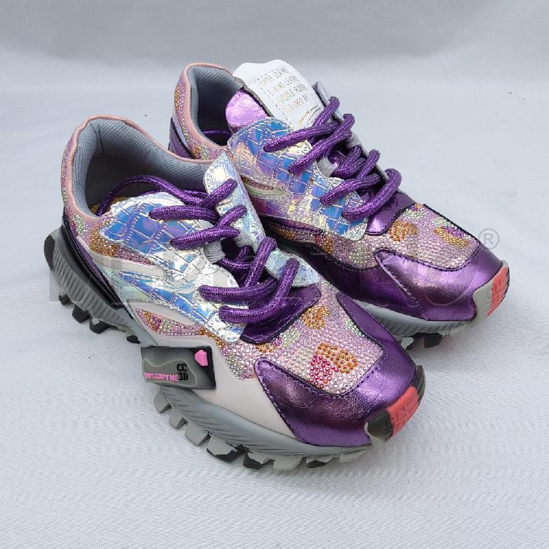 SNEACKERS DONNA SC2 CLJD VIOLA STRASS  | Mercatino dell'Usato San maurizio canavese 5