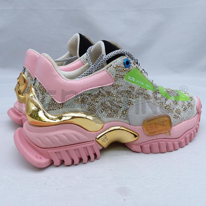 SNEAKERS DONNA SC2 CLJD ROSA STRASS  | Mercatino dell'Usato San maurizio canavese 3