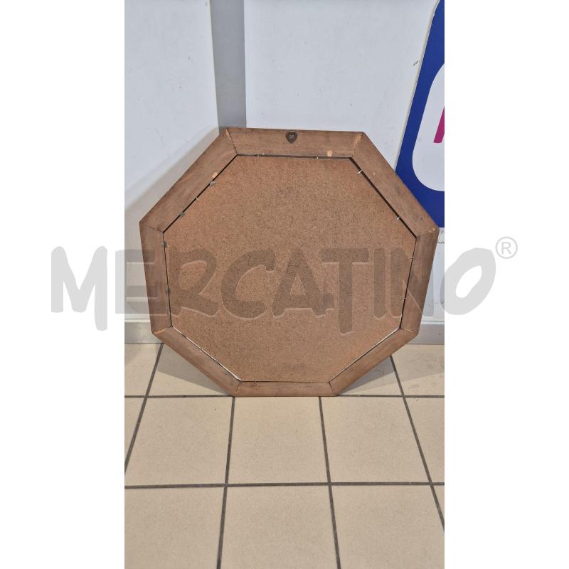 SPECCHIO OTTOGONALE CORN LEGNO | Mercatino dell'Usato San maurizio canavese 2