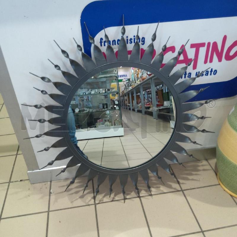 SPECCHIO SOLE FERRO GRIGIO | Mercatino dell'Usato San maurizio canavese 1