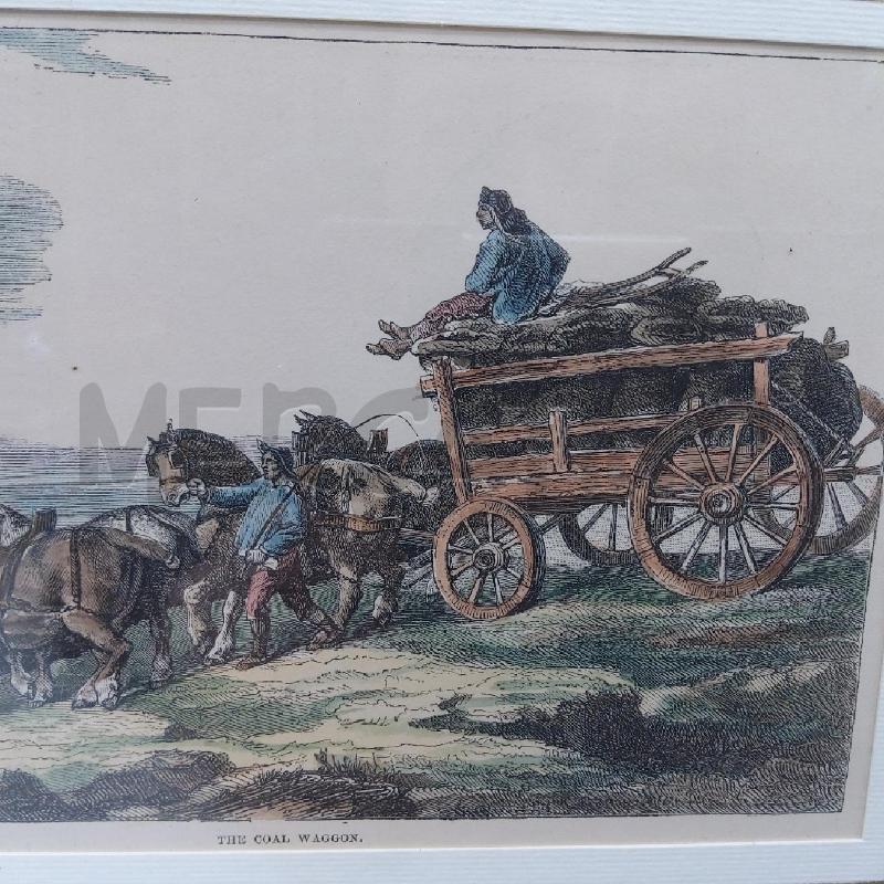 STAMPA DA INCISIONE THE COAL WAGGON | Mercatino dell'Usato San maurizio canavese 3