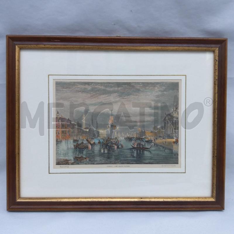 STAMPA DA INCISIONE VENEZIA CANAL GRANDE | Mercatino dell'Usato San maurizio canavese 1