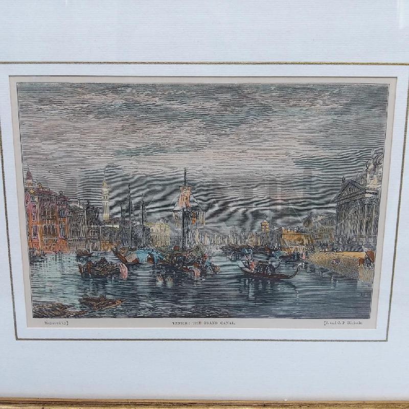 STAMPA DA INCISIONE VENEZIA CANAL GRANDE | Mercatino dell'Usato San maurizio canavese 2