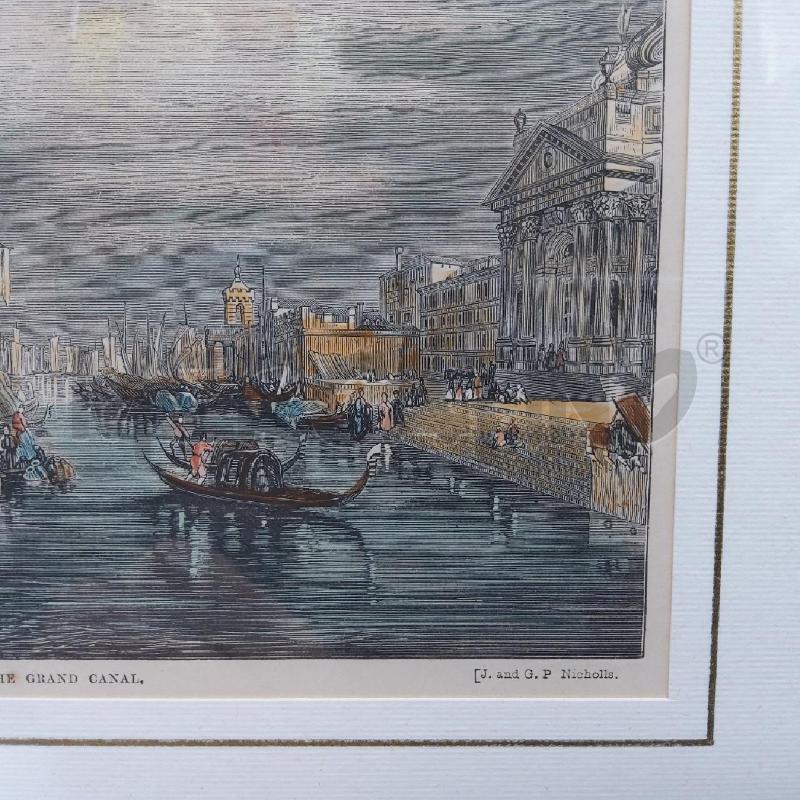 STAMPA DA INCISIONE VENEZIA CANAL GRANDE | Mercatino dell'Usato San maurizio canavese 4