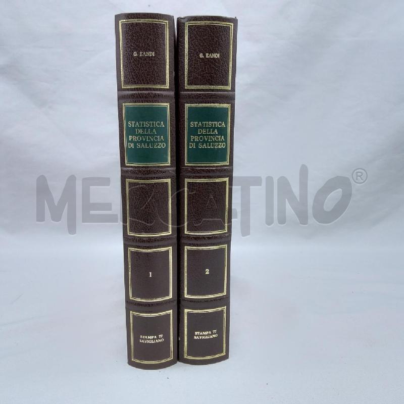 STATISTICA DELLA PROVINCIA DI SALUZZO 1979 EANDI 1/2 | Mercatino dell'Usato San maurizio canavese 1