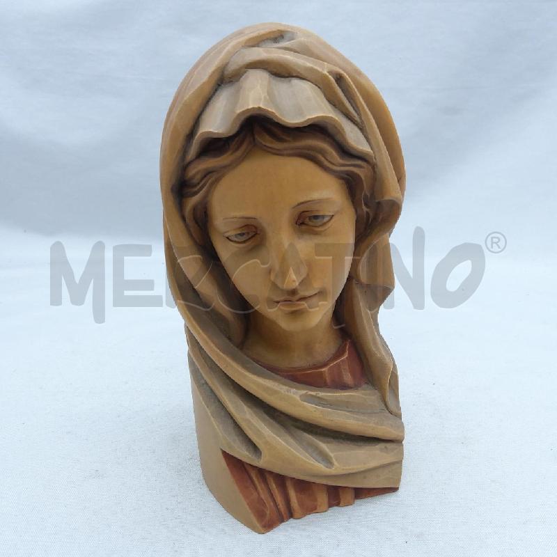 STATUA VISO MARIA ANRI LEGNO | Mercatino dell'Usato San maurizio canavese 1