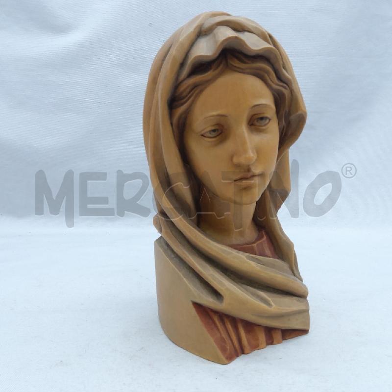 STATUA VISO MARIA ANRI LEGNO | Mercatino dell'Usato San maurizio canavese 2