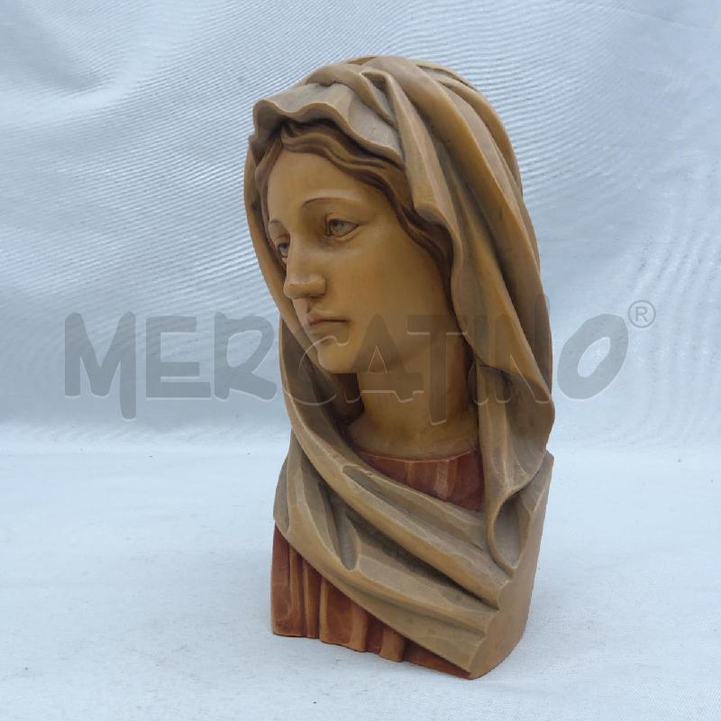 STATUA VISO MARIA ANRI LEGNO | Mercatino dell'Usato San maurizio canavese 3