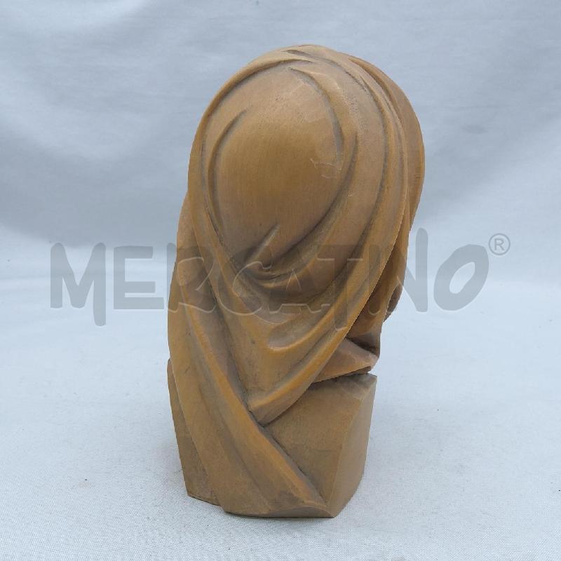 STATUA VISO MARIA ANRI LEGNO | Mercatino dell'Usato San maurizio canavese 4