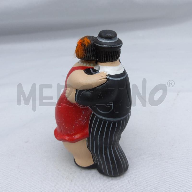 STATUINA BALLERINI DI TANGO VESTITO ROSSO COCCIO | Mercatino dell'Usato San maurizio canavese 3