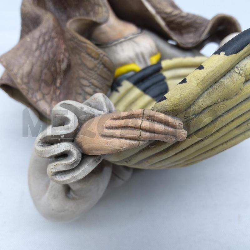 STATUINA CERAMICA SALDA DONNA CON CESTO | Mercatino dell'Usato San maurizio canavese 5