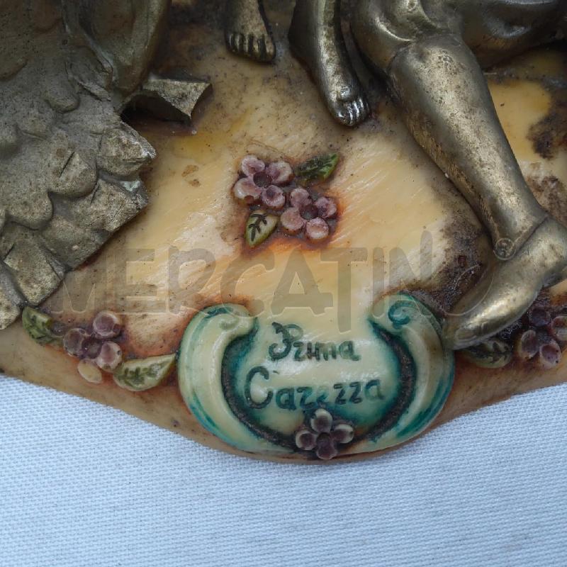 STATUINA COPPIA CON CIGNO BRONZO PRINMO CAREZZA | Mercatino dell'Usato San maurizio canavese 5